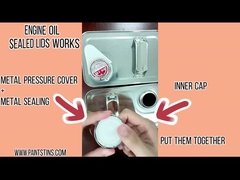 Latas vacías 4liter 1gallon del aceite de motor