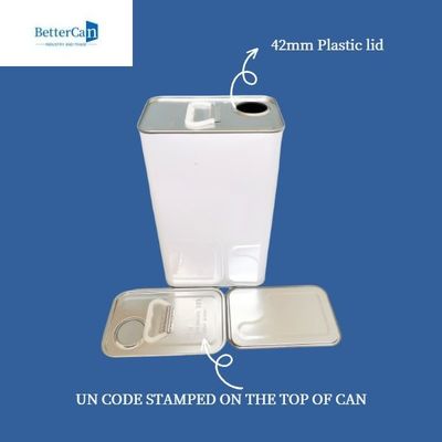 comprar La pintura industrial vacía estaña 4 litros Tin Containers rectangular online manufacture