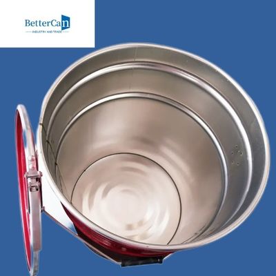calidad  Empty Metal Paint Bucket 5 Gallon Open Head Steel Pail UN Certified fábrica