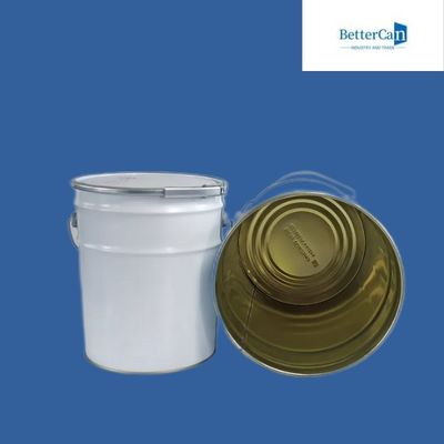 comprar ISO9001 Cubo de metal pintado para automóvil de 5 galones, cubo de hojalata, cubo de 20 litros, balde blanco online manufacture