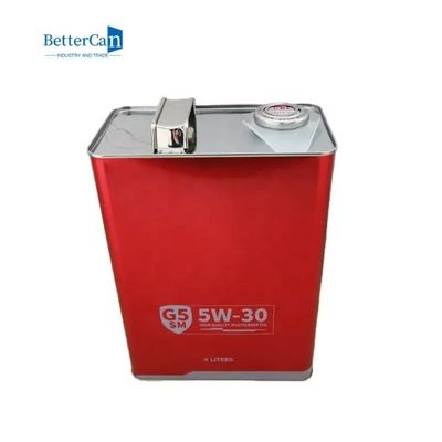 comprar Lata rectangular del aceite de motor aceite de motor de 1 galón Tin With Pressure Cap online manufacture
