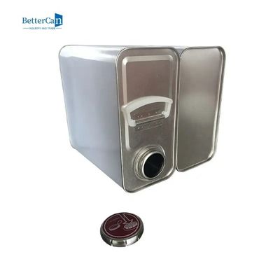 comprar Lata del aceite de motor ISO90001 latas de empaquetado del metal del estilo del galón F de 4 litros 1 con la tapa del metal online manufacture