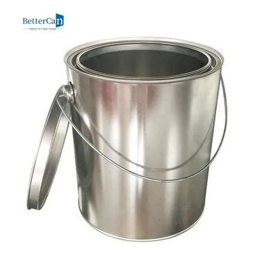 calidad  Round Car Paint Tin 5L Metal Can With Lever Lock Ring Lid ISO9001 fábrica