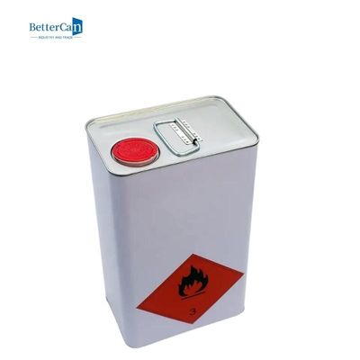 comprar Poder rectangular vacía de la pintura de la cartilla de Tin Cans 2L del cuadrado con las tapas materiales del apretón de la hojalata online manufacture