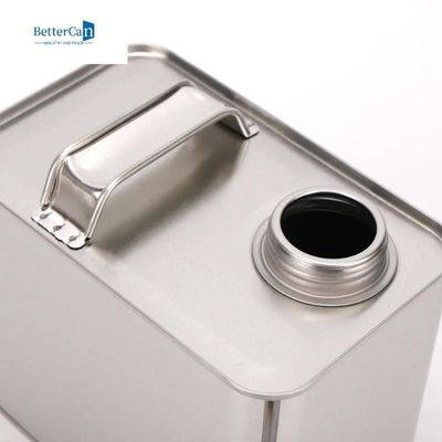 comprar 4L vacíos pintan los envases de Tin Cans Square Oil Tin con la tapa online manufacture