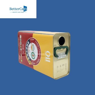 comprar Poder rectangular del aceite de palma de 1 galón de Olive Oil Tin Can Customized del metal cuadrado online manufacture
