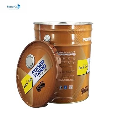 comprar Impresión de latas de lata cónicas de 15 litros con tapa de bolsa de flores de 18 litros online manufacture