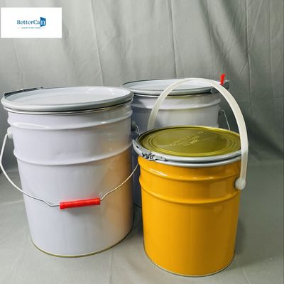 comprar Alta durabilidad lata de lata de 5 litros con tapas junta de caucho envasado industrial envasado de lata con anillo de bloqueo online manufacture