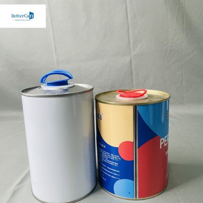 comprar Envases de lata de pintura de 1 litro con tapa de plástico online manufacture