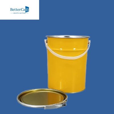la pintura Pail Round del metal de 0.28mm-0.35m m la O.N.U del cubo del metal de 5 litros aprobó