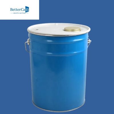 Cubo vacío 20L de la pintura del metal cubo blanco de la pintura de 5 galones con altura ajustable