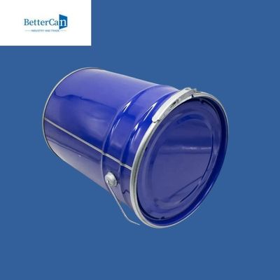 20L cubo de acero apilable, cubos vacíos de la pintura con las tapas