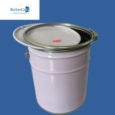La poder de la pintura de exterior del metal, vacia el acero Pail With Lid de 5 galones