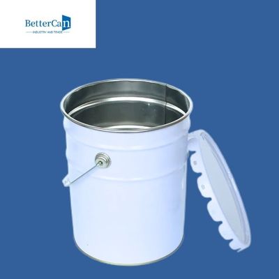 Cubo cónico de la pintura del metal 5 litros - tambor metálico de 20 litros para almacenar líquidos