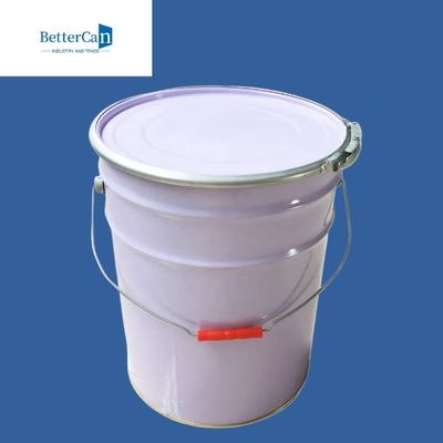 Cubo de la pintura del metal ISO9001 acero Pail For Oil Packaging de 3,5 galones