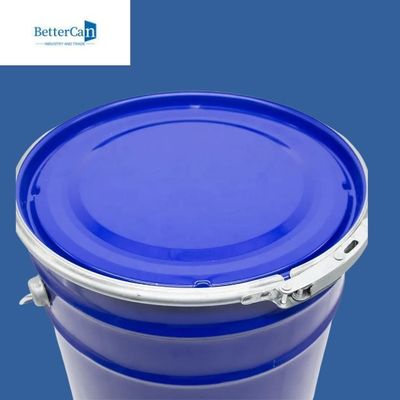 20L cubo de acero apilable, cubos vacíos de la pintura con las tapas