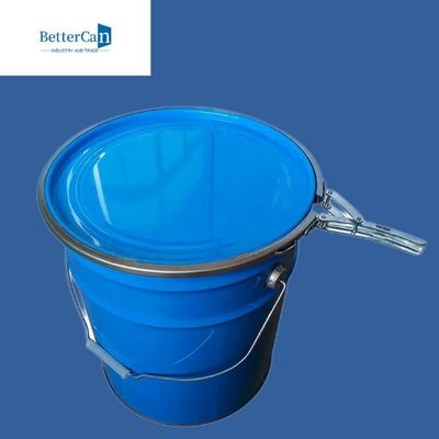La poder de la pintura de exterior del metal, vacia el acero Pail With Lid de 5 galones