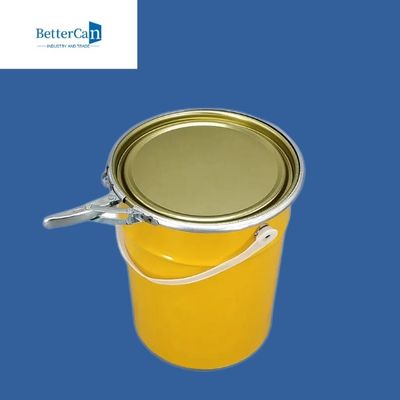 la pintura Pail Round del metal de 0.28mm-0.35m m la O.N.U del cubo del metal de 5 litros aprobó
