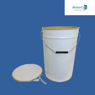 material amistoso de la hojalata de Eco del tambor metálico del cubo 25l de la pintura del metal de 0.28mm-0.35m m
