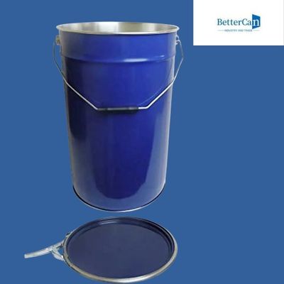 material amistoso de la hojalata de Eco del tambor metálico del cubo 25l de la pintura del metal de 0.28mm-0.35m m