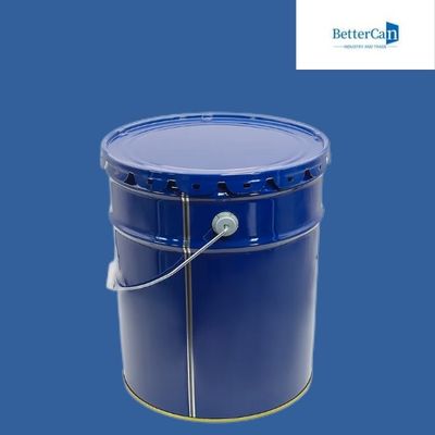 Hojalata cubos de la pintura de 5 galones, cubo del metal 20L con la tapa