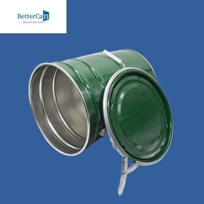 Hojalata cubo del metal de 3,5 galones, cubo de acero de 5 galones con la tapa
