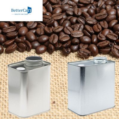 los botes del té del metal 200g vacian 8 onzas Tin Containers 116x60x100m m con la válvula