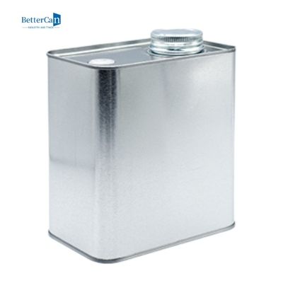 café Bean Tin Rust Resistant Square Tea Tin Cans del metal 9Oz