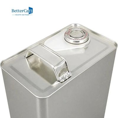 Impresión modificada para requisitos particulares lata rectangular del metal de la pintura 4l de la lata del aceite de motor ISO9001