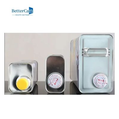 36Oz cuadrado Tin Oil Can poder de encargo vacía del aceite del freno de 1 litro