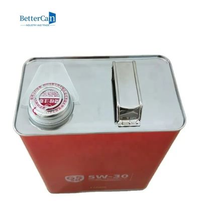 36Oz cuadrado Tin Oil Can poder de encargo vacía del aceite del freno de 1 litro