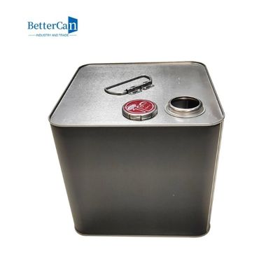 Casquillo cuadrado de Tin Can 20L Tin Oil Container With Pressure de la hojalata