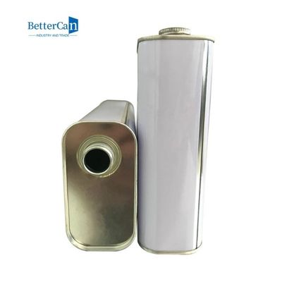 Aceite de motor de encargo ISO9001 Tin Empty Square Paint Cans 1 litro