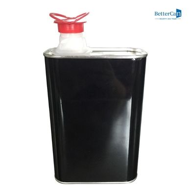 Aceite de motor de encargo ISO9001 Tin Empty Square Paint Cans 1 litro