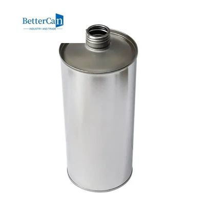 metal cuadrado Tin Containers L105*W60*H180 del sello plano 1L con la tapa del tornillo