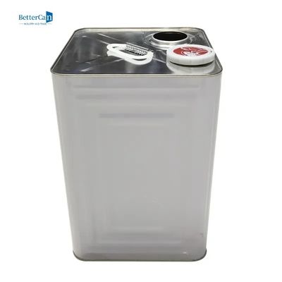Casquillo cuadrado de Tin Can 20L Tin Oil Container With Pressure de la hojalata