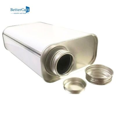 tapón de tuerca llano del embudo de Tin Custom Tin Containers With del aceite de motor 500ml