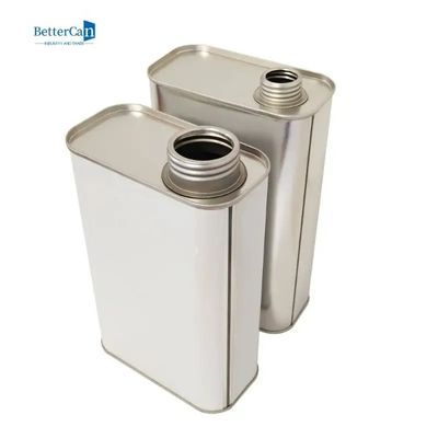 Metal redondo Tin Container With Metal Cover de la lata 200ml 500ml del aceite de motor