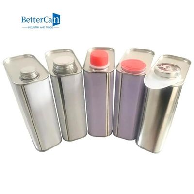 litro Tin Can Offset Printing blanco de la lata 36Oz 4 del aceite de motor de 0.23m m