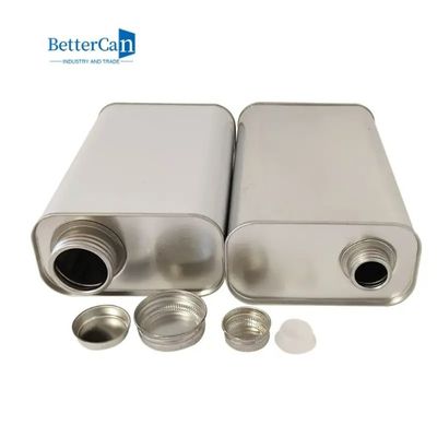 1 Gal Engine Oil Tin latas de empaquetado de 1 metal del litro con la tapa plástica del tornillo de tope