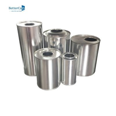 Metal redondo Tin Container With Metal Cover de la lata 200ml 500ml del aceite de motor