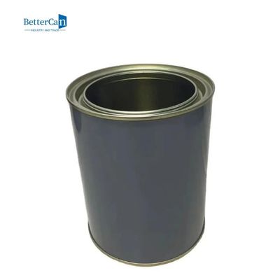 Pintura Tin Cans del coche cubo redondo de la pintura del metal de 4 litros con la tapa