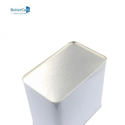 Envase rectangular del metal de la lata 4L 2L de la pintura del coche ISO9001 con el envase de empaquetado del casquillo del canalón
