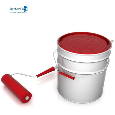 La pintura de 5 galones puede las latas de la hojalata del metal de Tin Round para el empaquetado de la pintura