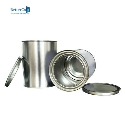 La pintura Tin Cans Round Empty Quart de 1 litro conserva para la capa solvente