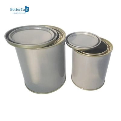 La pintura vacía de encargo estaña 1 litro alrededor de las latas automotrices de la pintura con la tapa triple apretada