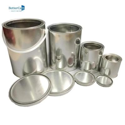 Vacie las latas de 1 del galón pintura del metal pintan los tarros con la tapa/el metal Carry Handle