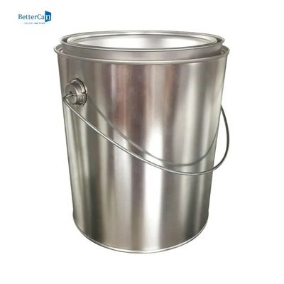 Pintura redonda Tin Cans Container   latas vacías de la pintura del galón del metal 4L