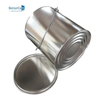 Pintura redonda Tin Cans Container   latas vacías de la pintura del galón del metal 4L