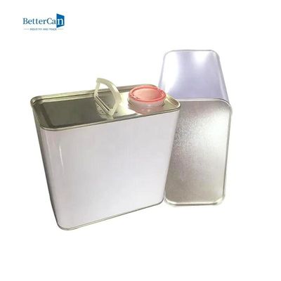 Latas vacías de la pintura del galón de Tin Cans de la pintura de 2 litros para la sustancia química del deluente que embala